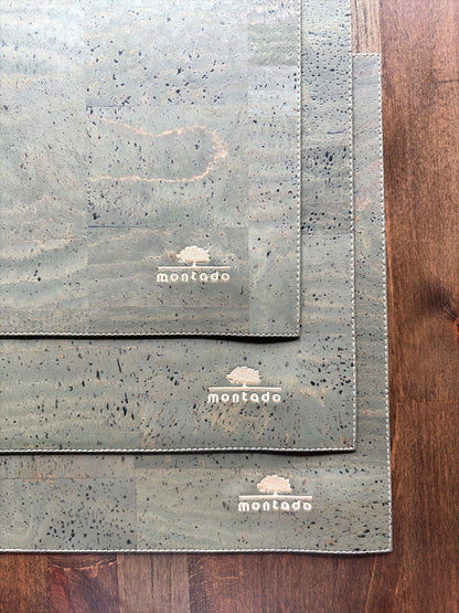 Cork Placemat X Montado // Forest Green