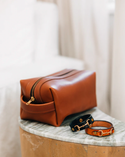 Leather Horse Bit Bracelet
