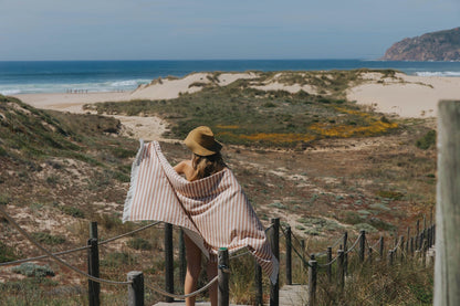Barra Family Beach Towel // Orange