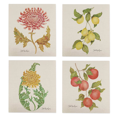 Swedish Dishcloth / "Red Apples"