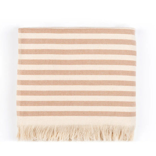 Barra Beach Towel // Beige