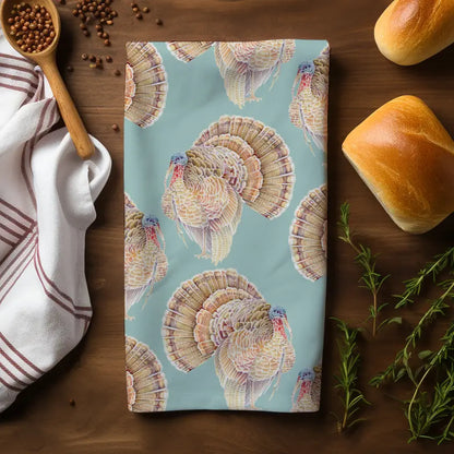Linen Tea Towel // Wild Turkey