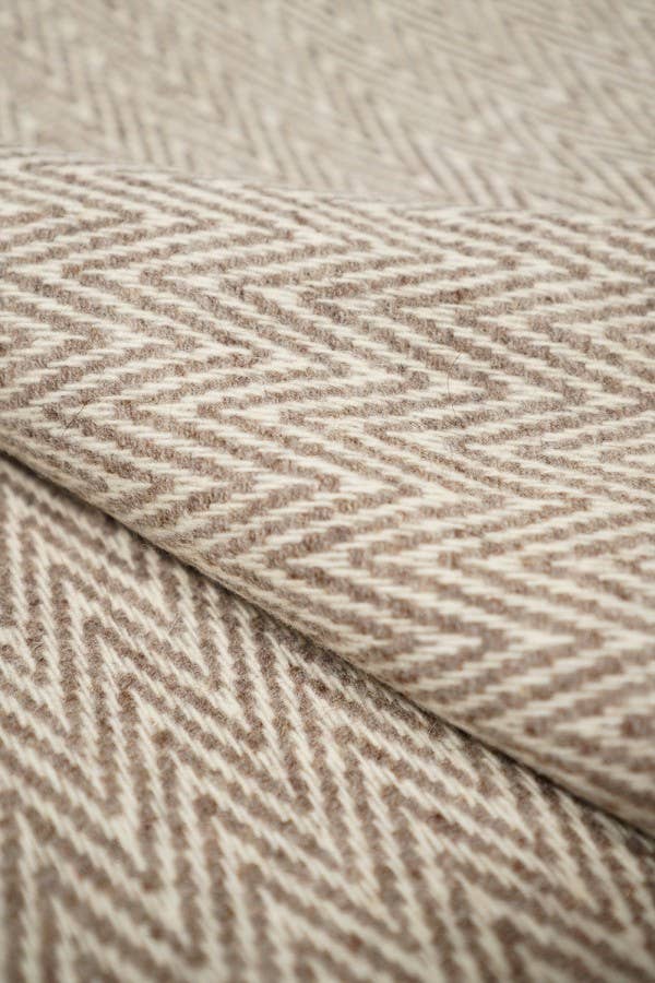 CHICoração Wool Blanket | "Thorn" Beige