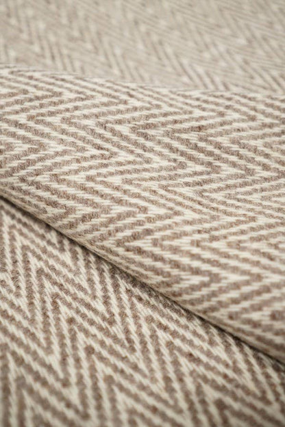 CHICoração Wool Blanket | "Thorn" Beige