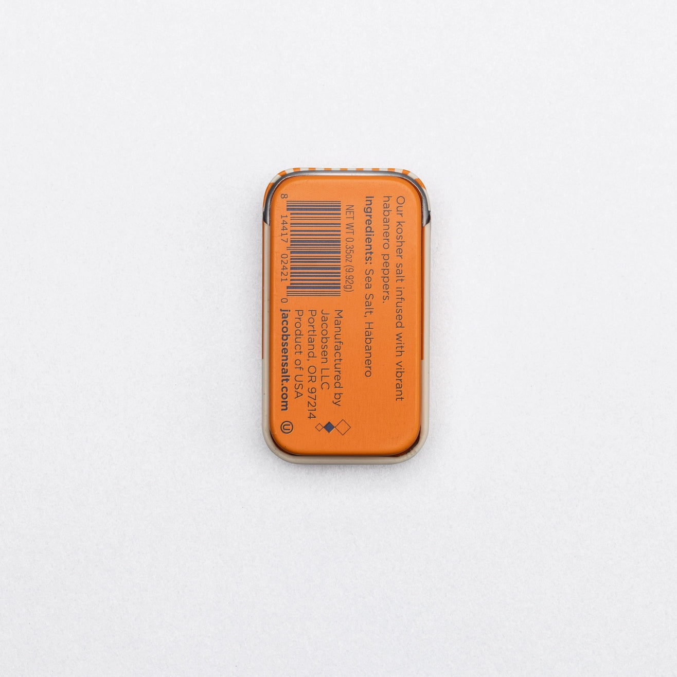 Jacobsen Salt Co. // Infused Habanero Sea Salt Slide Tin