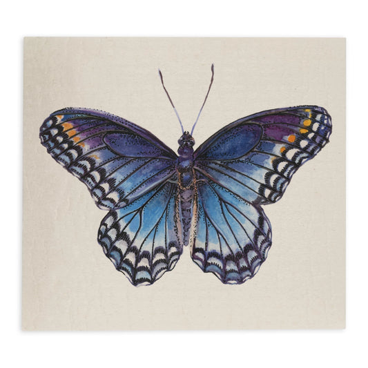 Swedish Dishcloth / "Red-Spotted Purple Butterfly"