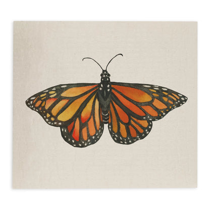 Swedish Dishcloth / "Monarch Butterfly"