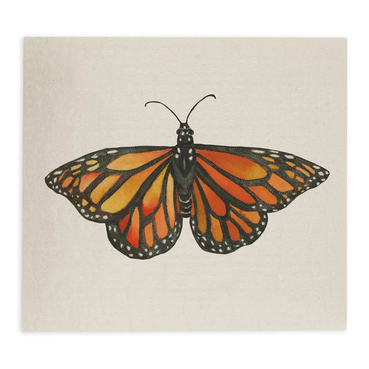 Swedish Dishcloth / "Monarch Butterfly"