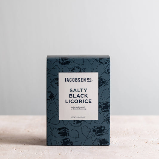 Jacobsen Salt Co. // Salty Black Licorice - Pure Sea Salt Licorice Candy