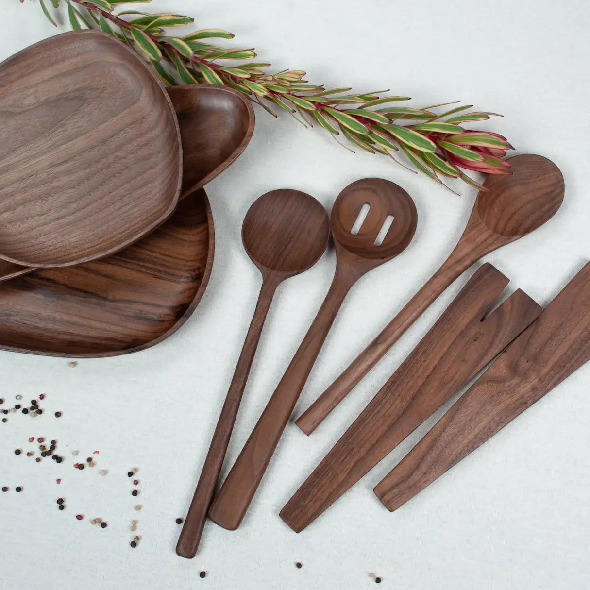 J Brody & Co // Large Walnut Pebble Tray