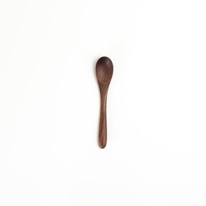 J Brody & Co // 5’’ Walnut Wood Petite Spoon