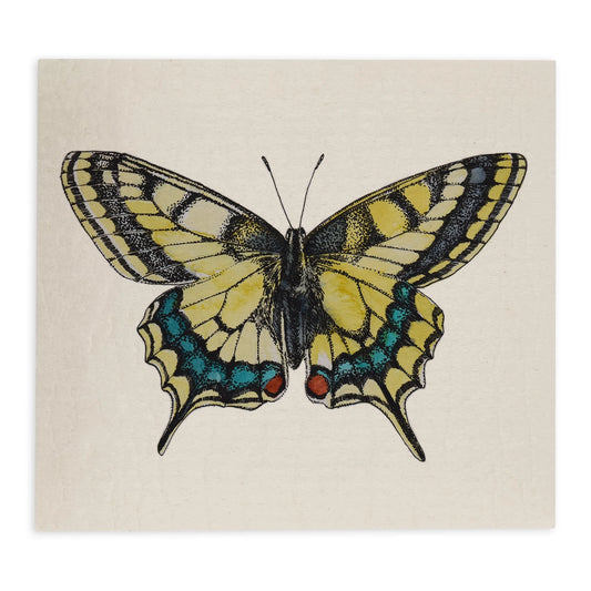 Swedish Dishcloth / "Eastern Tiger Swallowtail Butterfly"