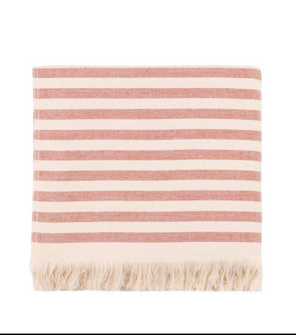 Torres Novas Barra Beach Towel // Terracotta