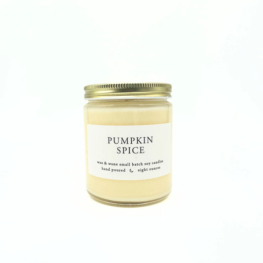 Wax & Wane Candles // Toasted Pumpkin