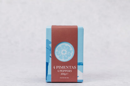 *NEW SalMarim Flor de Sal 4 Peppers //100gr