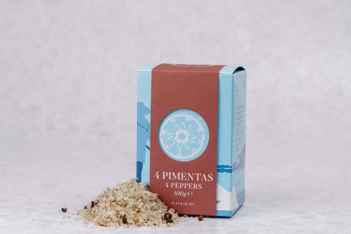 *NEW SalMarim Flor de Sal 4 Peppers //100gr
