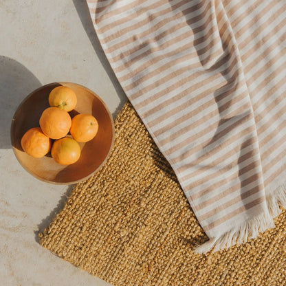 Barra Beach Towel // Beige