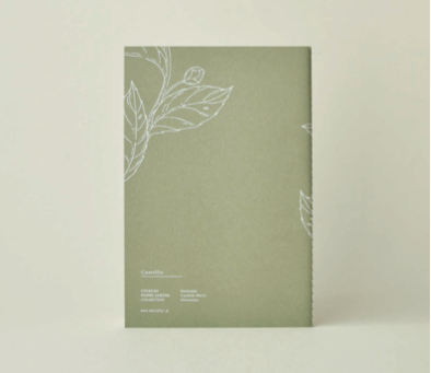 Beija Flor "Our Garden" Notebook / Camellia