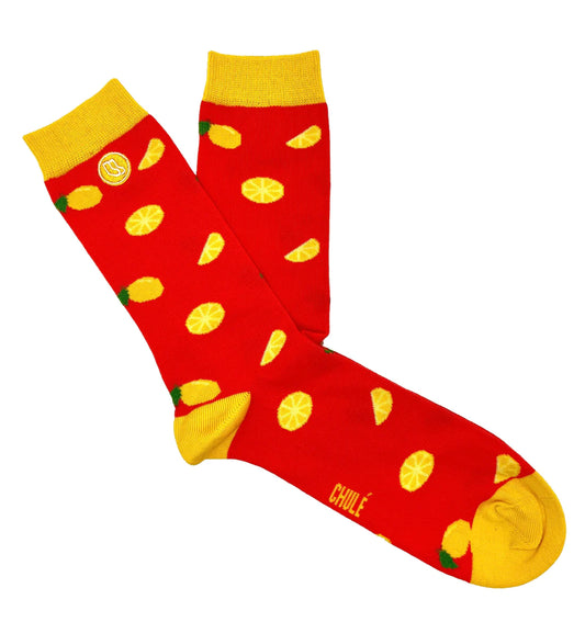 Chulé Socks "Tutti Frutti" Collection // Lemons
