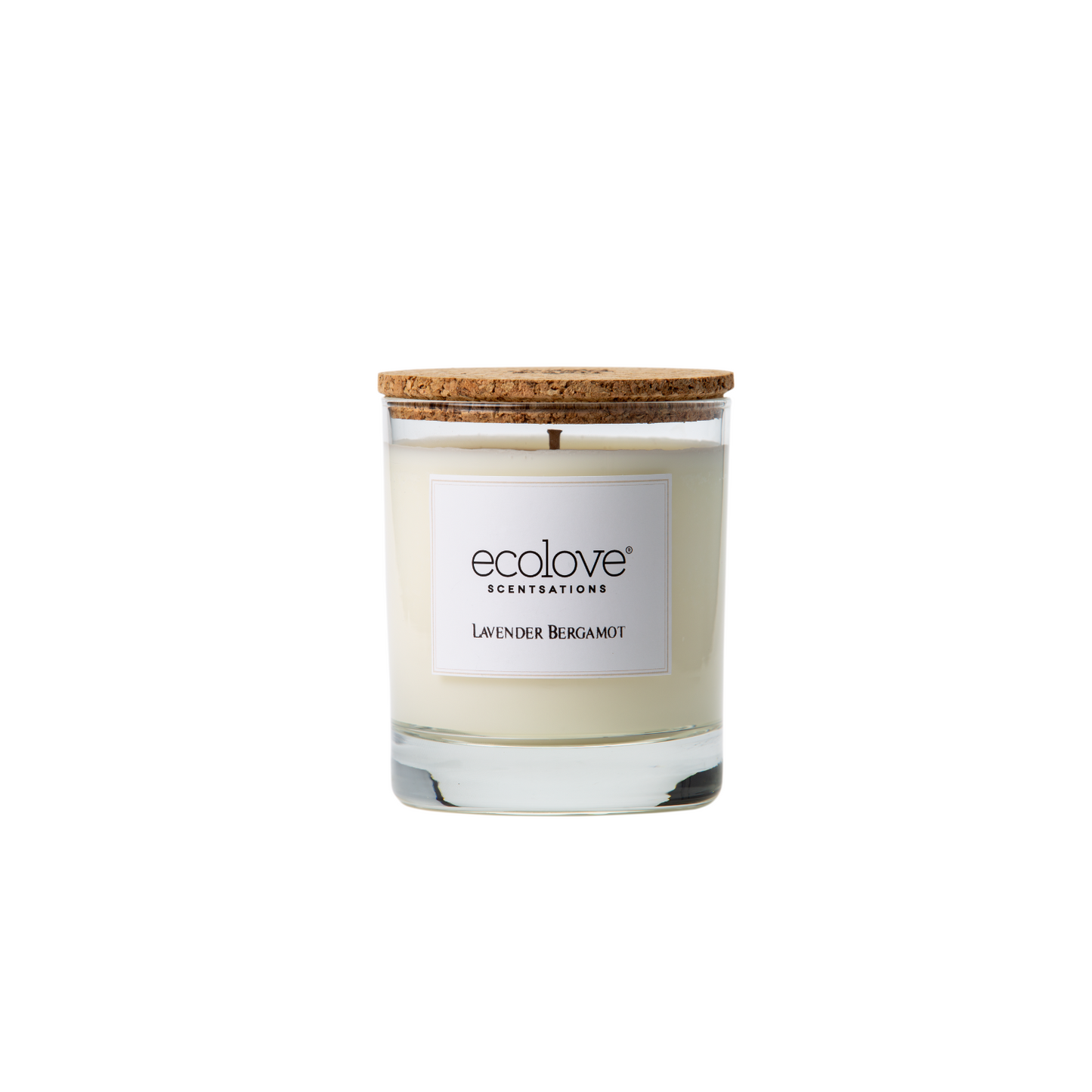 Ecolove Lavender Bergamot Candle (Single Wick)