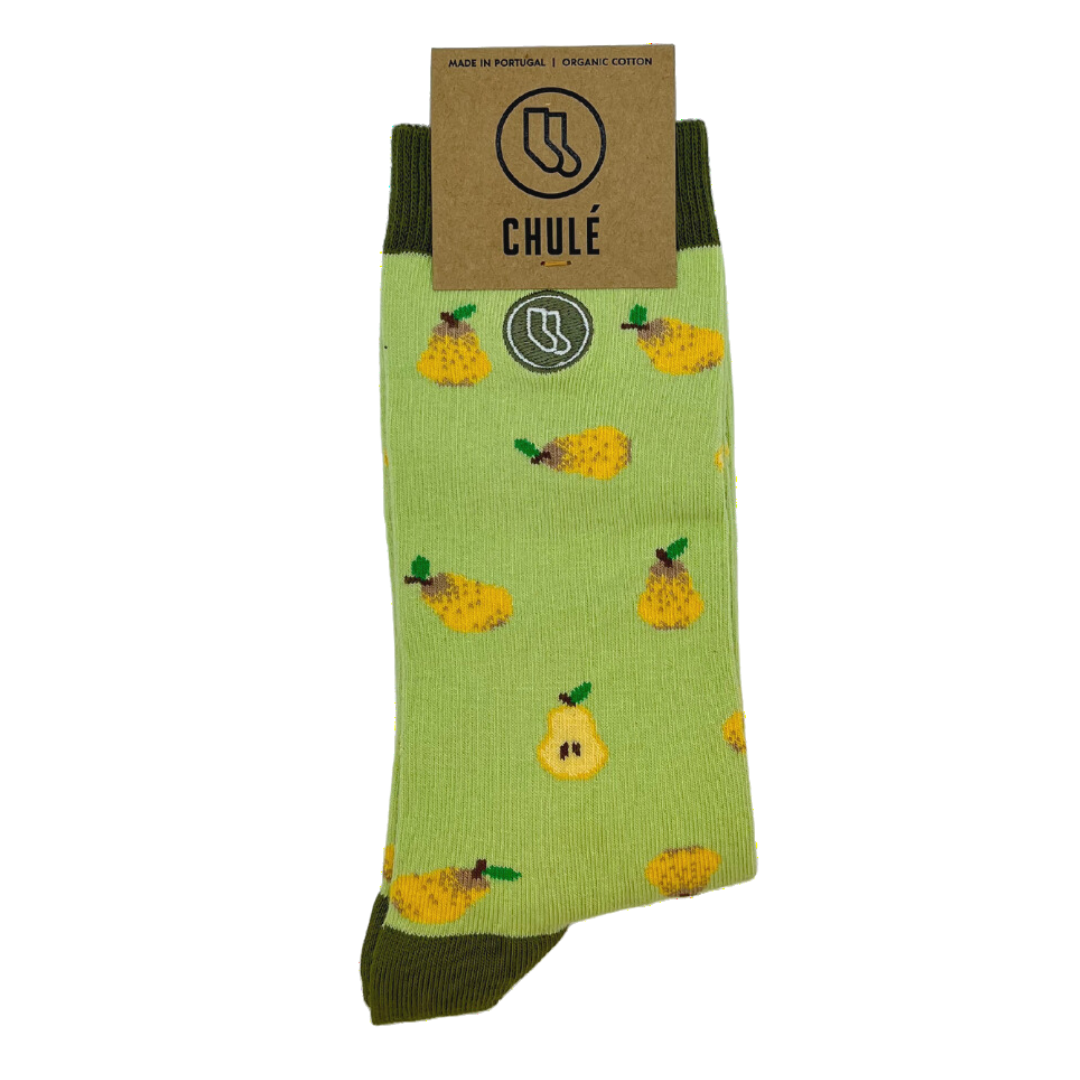 Chulé Socks "Tutti Frutti" Collection // Pear