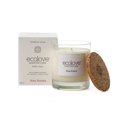 Ecolove Pink Pepper Candle (Single Wick)