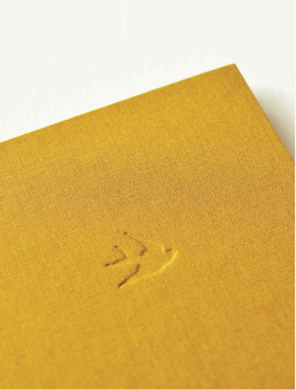 Beija Flor "Swallow" Hardcover Notebook // Mustard
