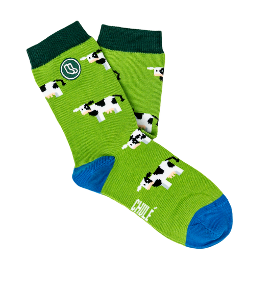 Chulézinho Socks "Kids" Collection // Cow