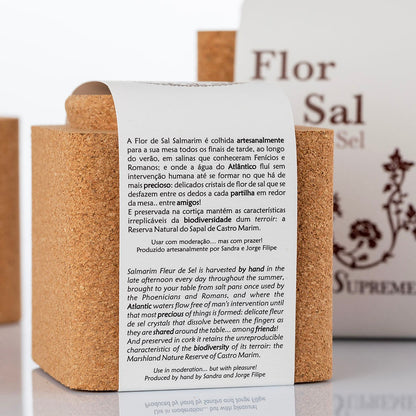 SalMarim Flor de Sal // 70gr (Medium Cork Crock)